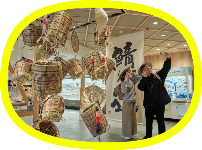 行商人になりきってお買い物の様子