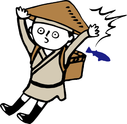 スポット６の行商人ぼうや