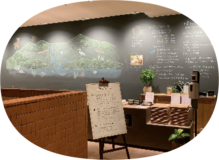 地元食材を90％以上使用しているレストラン